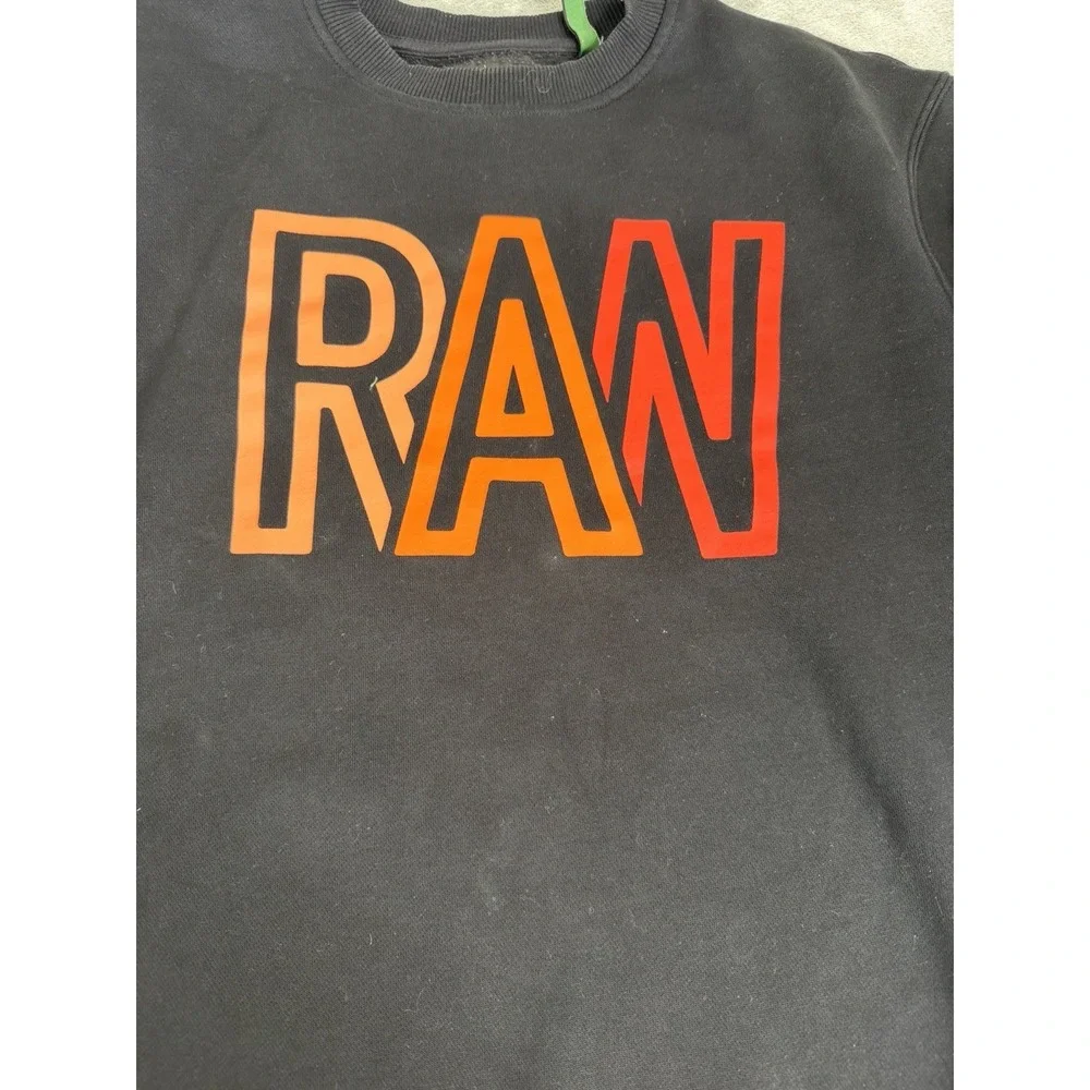 G-Star Raw Crewneck Sweatshirt Men's Size Large Black